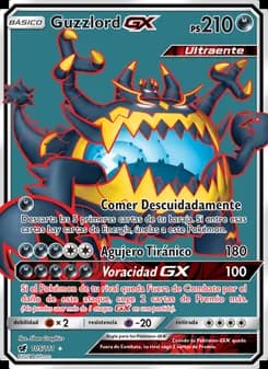 Guzzlord GX card in Spanish