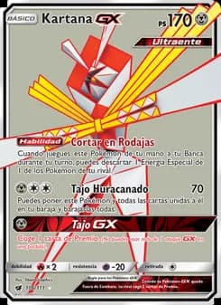 Kartana GX card in Spanish