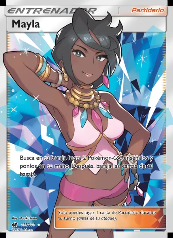 Mayla card in Spanish