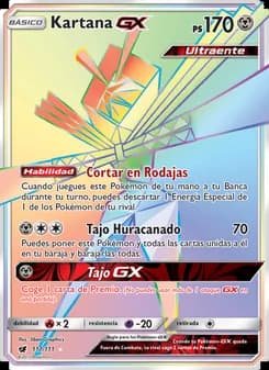 Kartana GX card in Spanish