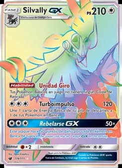 Silvally GX card in Spanish