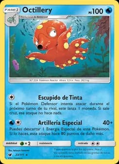 Octillery card in Spanish