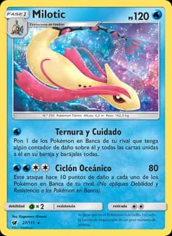 Milotic card in Spanish