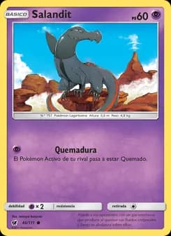 Salandit card in Spanish
