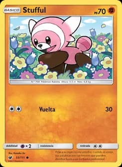 Stufful card in Spanish