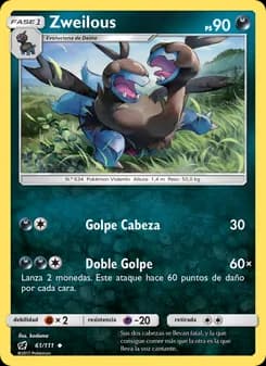 Zweilous card in Spanish