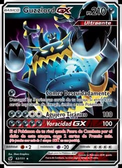 Guzzlord GX card in Spanish