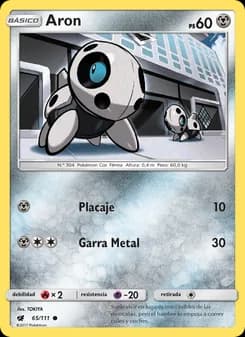 Aron card in Spanish