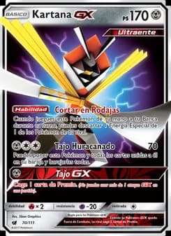 Kartana GX card in Spanish