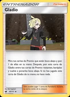 Gladio card in Spanish