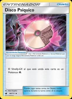 Disco Psíquico card in Spanish