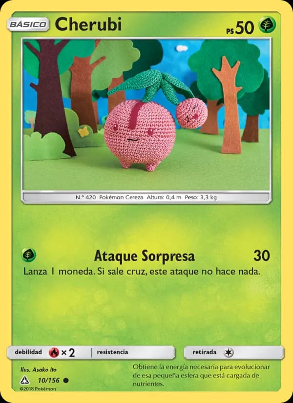 Cherubi card in Spanish