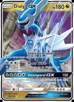 Dialga GX card in Spanish