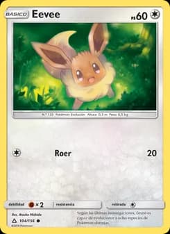 Eevee card in Spanish