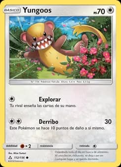 Yungoos card in Spanish