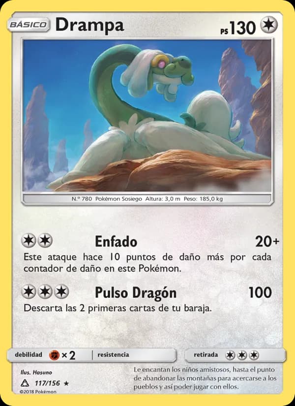 Drampa card in Spanish