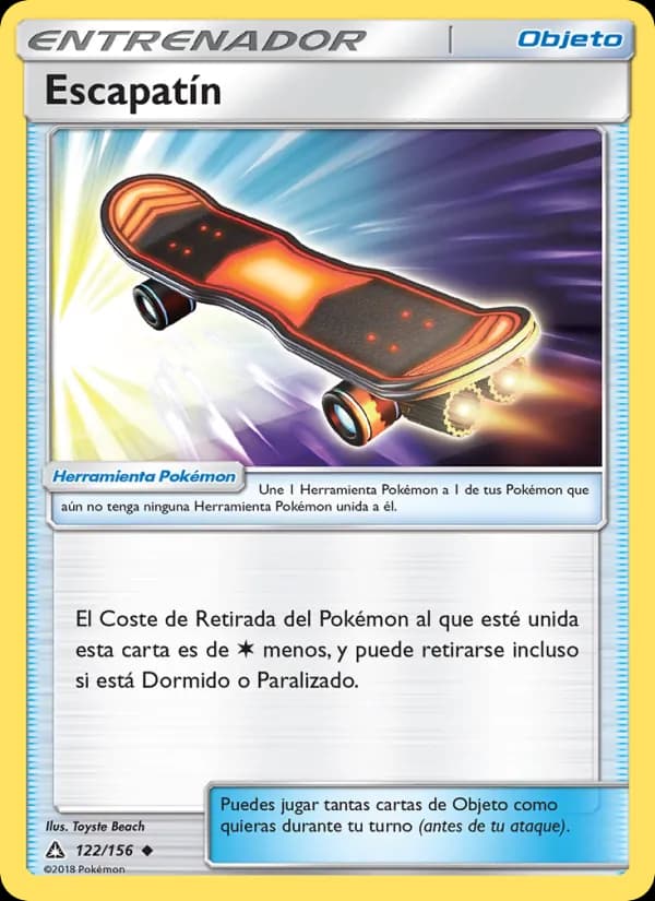 Escapatín card in Spanish