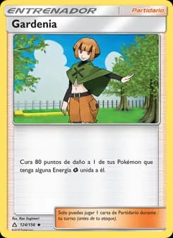 Gardenia card in Spanish