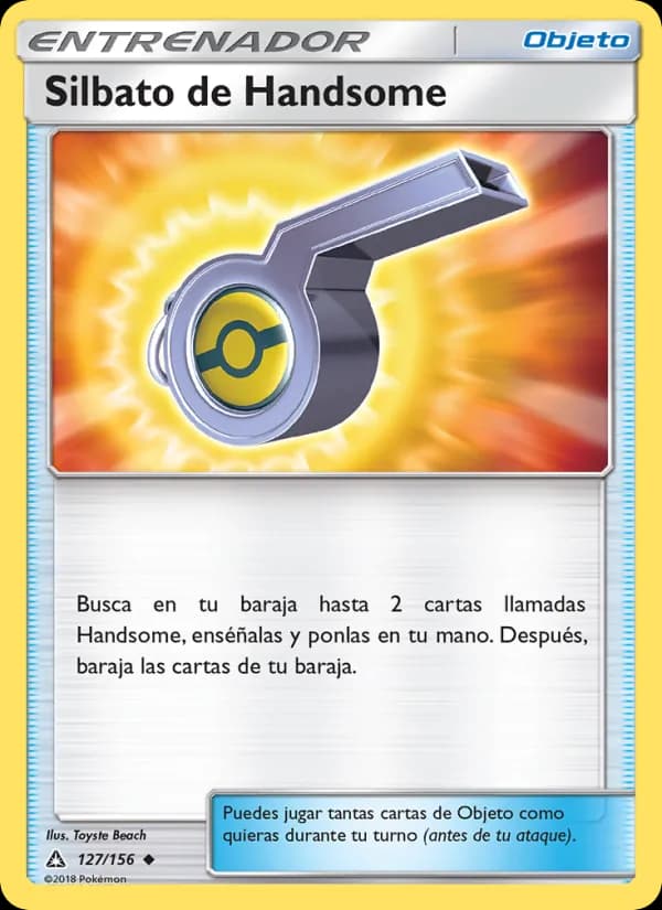 Silbato de Handsome card in Spanish