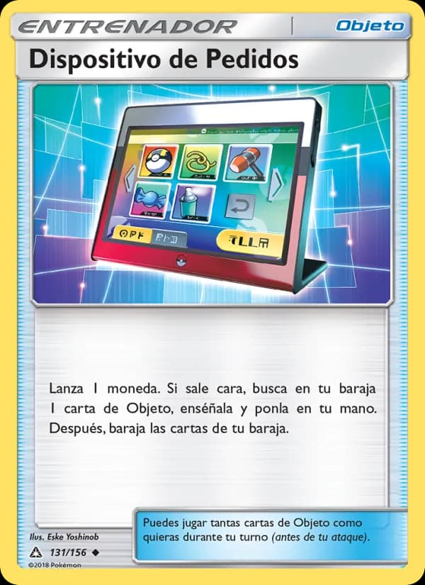 Dispositivo de Pedidos card in Spanish
