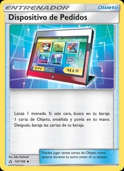 Dispositivo de Pedidos card in Spanish