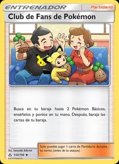 Club de Fans de Pokémon card in Spanish