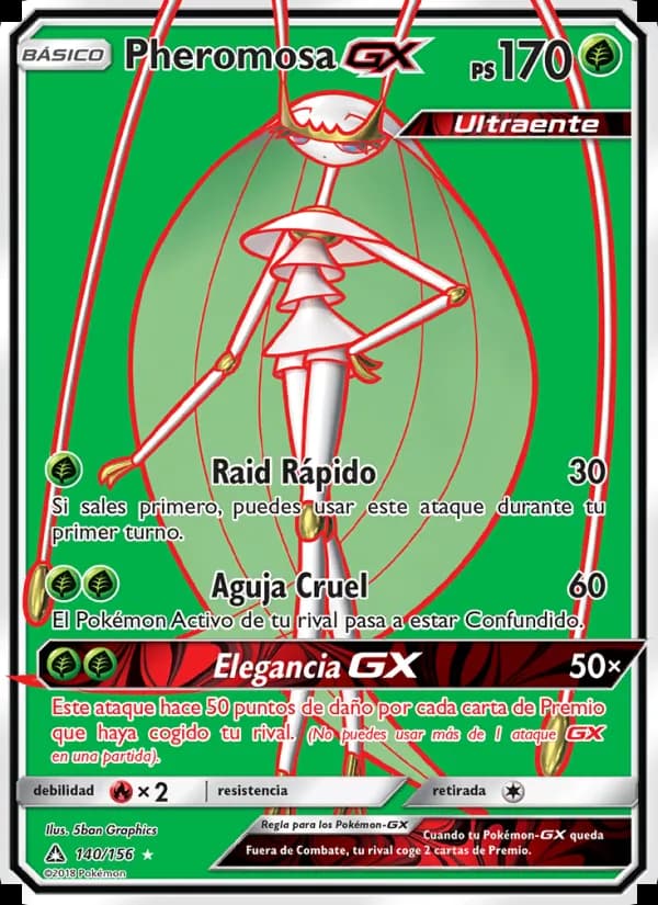 Pheromosa GX card in Spanish
