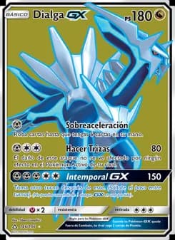 Dialga GX card in Spanish