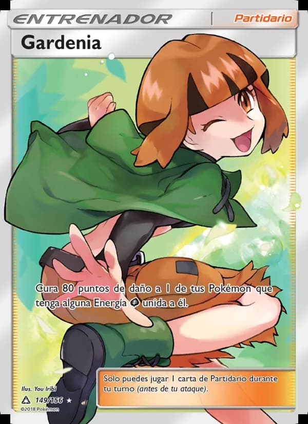 Gardenia card in Spanish