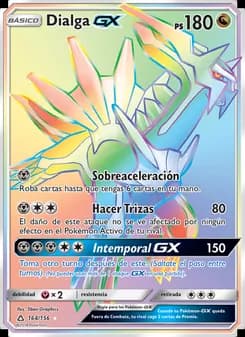 Dialga GX card in Spanish