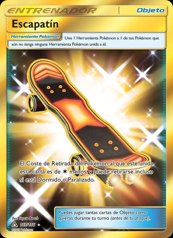 Escapatín card in Spanish
