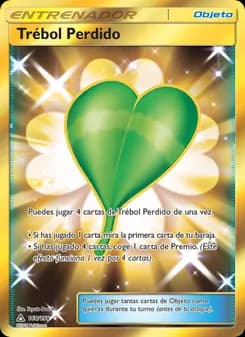 Trébol Perdido card in Spanish
