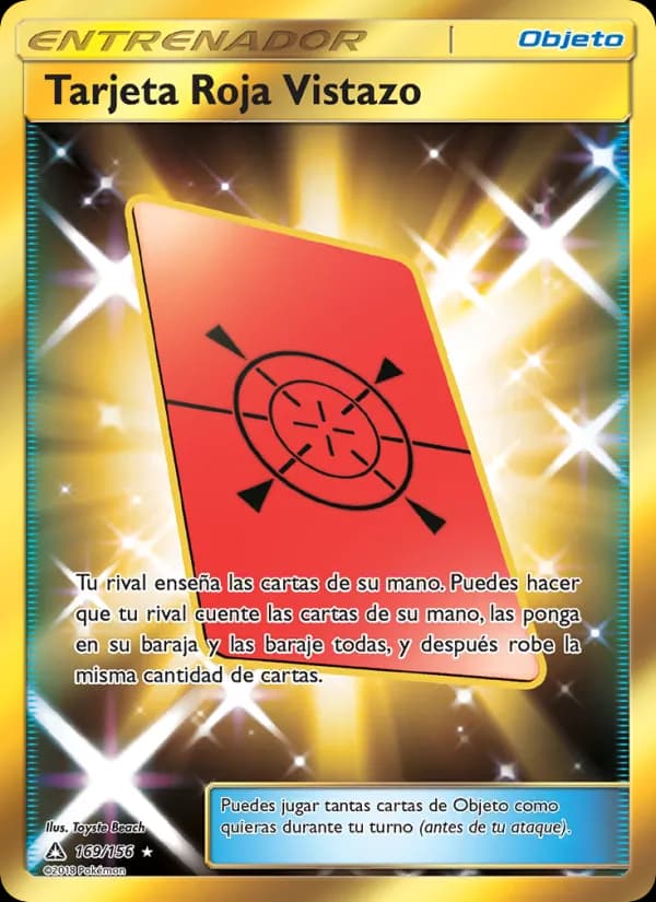 Tarjeta Roja Vistazo card in Spanish