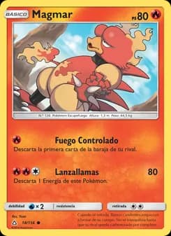 Magmar card in Spanish