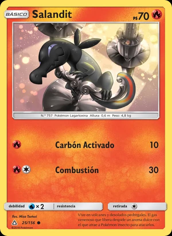 Salandit card in Spanish