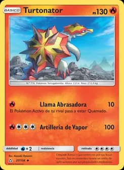Turtonator card in Spanish