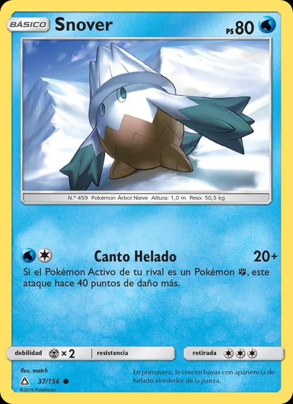 Snover card in Spanish