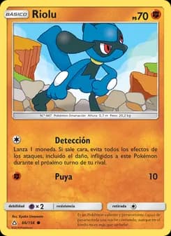 Riolu card in Spanish