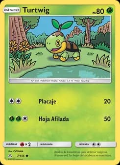 Turtwig card in Spanish