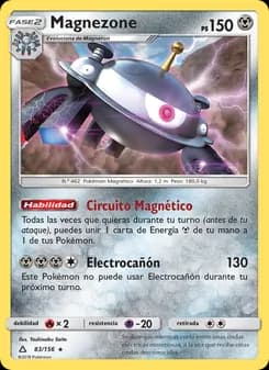 Magnezone card in Spanish