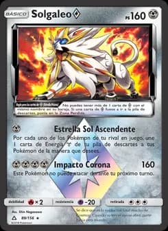 Solgaleo ◇ card in Spanish