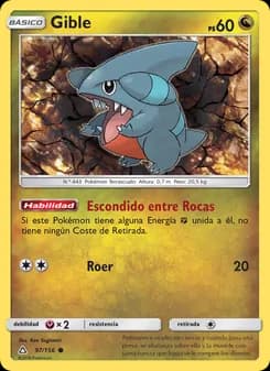 Gible card in Spanish