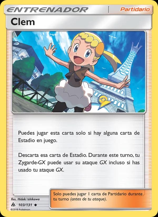 Clem card in Spanish