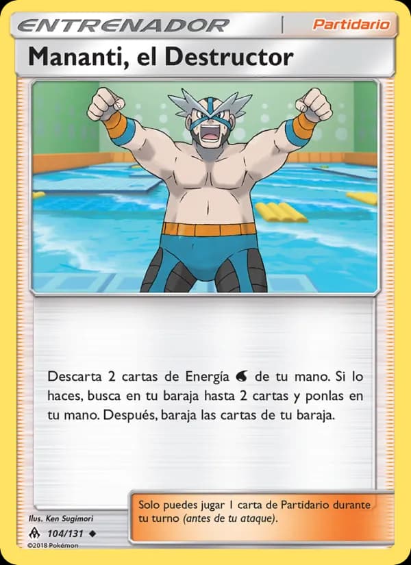 Mananti, el Destructor card in Spanish