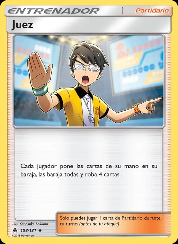 Juez card in Spanish