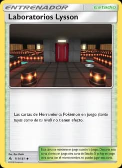 Laboratorios Lysson card in Spanish