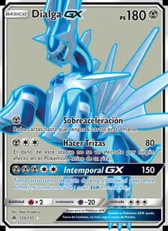 Dialga GX card in Spanish