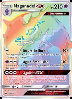 Naganadel GX card in Spanish