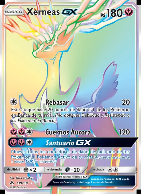 Xerneas GX card in Spanish