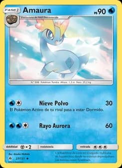 Amaura card in Spanish